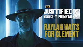 Raylan Waits For Clement  Scene  Justified City Primeval  FX [upl. by Green24]