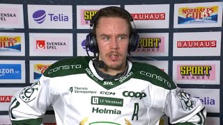 Joakim Nygård  Mål och intervju från HV71  Färjestad BK  20230130 [upl. by Megdal]