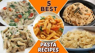 5 BEST Pasta Recipes  Delicious Pasta Recipes For LunchDinner  Italian Pasta Recipes [upl. by Niwdla]