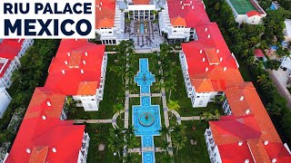 Hotel Riu Palace Mexico Playacar Playa Del Carmen Riviera Maya México 🇲🇽 Drone Footage [upl. by Lenaj]