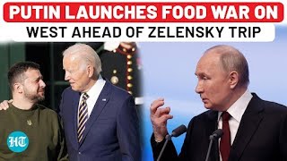 Putin Launches Food War On West Days Before Zelenskys USA Trip Final Warning  Russia Ukraine [upl. by Ihsorih396]