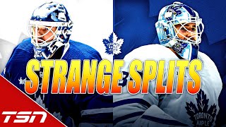 Leafs goalies Murray Samsonov address strange homeroad splits [upl. by Jecho]