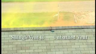 Ridge Vent Smoke Bomb Demonstration [upl. by Enitnemelc356]