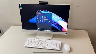 Unboxing HP 27quot AllinOne Touchscreen Desktop  13th Gen Intel Core i71355U  1080p  Windows 11 [upl. by Yortal]