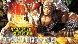 Anarchy Reigns  All Cutscenes Black SideRed Side ENG [upl. by Melvena]