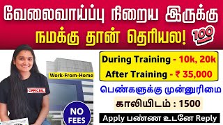 After Training  ₹ 35000 Salary 🤩Data Specialist Work From Home Jobs 2024  Jobs For Freshers  SVA [upl. by Honeyman]