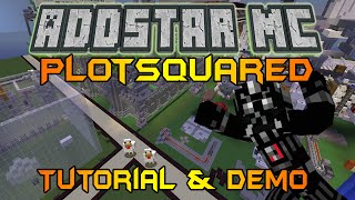 Minecraft  PlotSquared Tutorial amp Demo [upl. by Deeyn500]