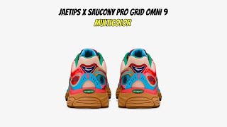 Jaetips x Saucony Pro Grid Omni 9 MULTICOLOR [upl. by Honniball]