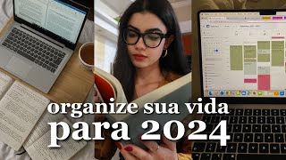 como organizar a sua vida inteira neste início de ano  4 passos essenciais [upl. by Yetnom]