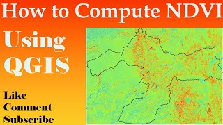 How to Compute NDVI from Landsat 9 using QGIS [upl. by Allemat]