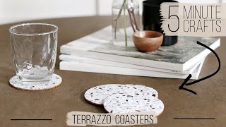 5 Minute Craft Terrazzo Coasters [upl. by Mahau]