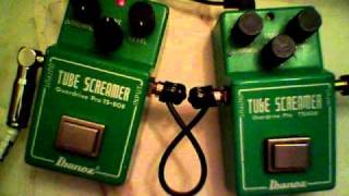 vintage Ibanez Tube Screamer TS808 ® logo vs vintage Ibanez Tube Screamer TS808 [upl. by Sheets]