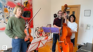 Food On My Table Glastonbury acoustic rehearsal Tanita Tikaram Helen OHara violin Matt Radford Bass [upl. by Solrac]