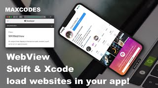 WKWebView  how to display a website in your iOS app with 5 lines of code [upl. by Moraj]