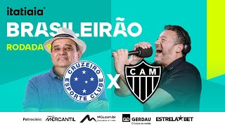 CRUZEIRO X ATLÉTICO AO VIVO NA ITATIAIA  REACT DO CLÁSSICO NO BRASILEIRÃO  RODADA 9 [upl. by Hassi]