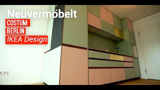 Ikea Küche in Berlin Linoleum DESIGN VLOG 4 [upl. by Rhianna]