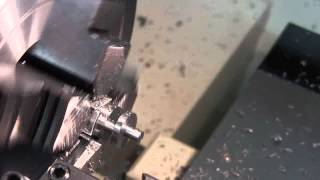 Turning Crankpin with 4Jaw Chuck [upl. by Malarkey]