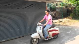 test ride Scooter Garelli Capri 50s by lampang very cool [upl. by Proffitt791]