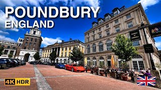 Poundbury Walk English Town Walking Tour in 4K HDR [upl. by Kokaras]