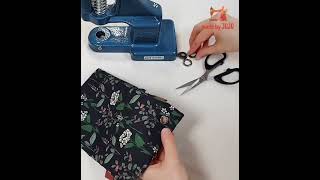 How to Install Eyelets on Fabric without Puncher madebyjojo [upl. by Arbba]