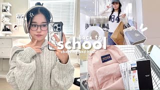 BACK TO SCHOOL SHOPPING FOR COLLEGE🥯Cute clothes and supplies [upl. by Hearn]