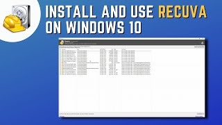 How to Install and Use Recuva on Windows 10 [upl. by Cecilia392]