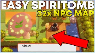 HOW TO GET SPIRITOMB IN POKEMON BDSP EASY  NPC UNDERGROUND MAP  Brilliant Diamond  Shining Pearl [upl. by Norra107]