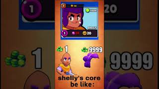 Shellys core be like brawlstars brawl animation memes supercell credits to the creator [upl. by Ellora]