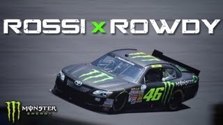 Valentino Rossi Carjacks Kyle Buschs NASCAR Ride [upl. by Bondy587]