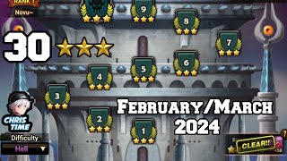 TOA Hell 30 Star Clear FebruaryMarch 2024 Summoners War [upl. by Yusem]