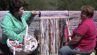 Rag Rug Weaving [upl. by Adnowal]