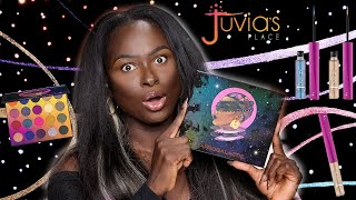 NEW Juvias Place Afrogalactic Collection Review  Swatches  Eyeshadow Tutorial  Ohemaa [upl. by Sarchet]