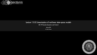 1302 Linearization of nonlinear statespace models [upl. by Melena]