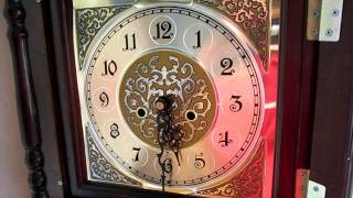 Custom cheap 31 days grandfather clock convert with Hermle triple chime movement [upl. by Enylorac]