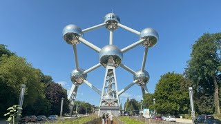 Visit Brussels  The Atomium  Place de l’Atomium Brussels Belgium [upl. by Glovsky]