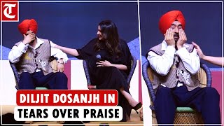 Diljit Dosanjh in tears at Amar Singh Chamkila trailer launch after Imtiaz Ali praises him [upl. by Kerwon]