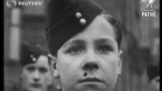 New recruits take part in RAF air cadet training 1941 [upl. by Fabrienne]