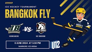 ICEBREAKERS VS CHIANGMAI U14  BANGKOK FLY ICE HOCKEY TOURNAMENT 2024 [upl. by Chu]