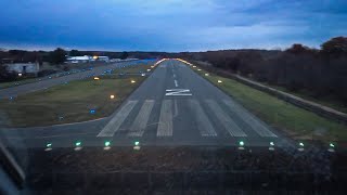 SHORT FIELD LANDING in Citation XLS  PLAINVILLE CT [upl. by Emmery]