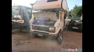 CAMPER FIAT DUCATO 19 TD TURBO DIESEL RIMOR 1989 MIGLIORIE RIPARAZIONI LAVORI ASHLEY 02 [upl. by Janine]