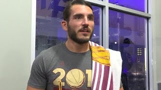 Johnny Gargano compares himself to the Cleveland Cavaliers June 22 2016 [upl. by Ecirbaf]