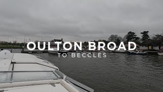 Norfolk Broads April 2023  Part Six  Oulton Broad To Beccles [upl. by Arrotal]