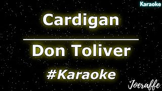 Don Toliver  Cardigan Karaoke [upl. by Stalk]