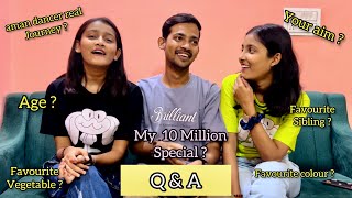 10 Million Special QnA  Aman Dancer Real [upl. by Ahsitil]