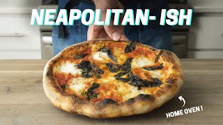 HOME OVEN NEAPOLITAN NeapolitanISH PIZZA [upl. by Emyam105]