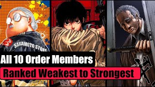 ALL 10 Order Members Ranked WEAKEST To STRONGEST [upl. by Hilde]