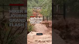 Hiker recounts journey out of Grand Canyon flash flood [upl. by Nodroj]