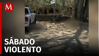 Doble asesinato en estacionamiento de restaurante en Colima [upl. by Abert276]