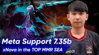 xNova ABADDON SUPPORT 5 Pos 735b  Dota 2 2024 Pro Gameplay [upl. by Clemente]