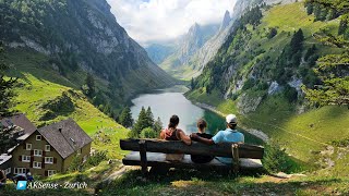 Switzerland  To Lake Fälensee from Brulisau Appenzell Switzerland  Hiking 8K UHD video [upl. by Omura]